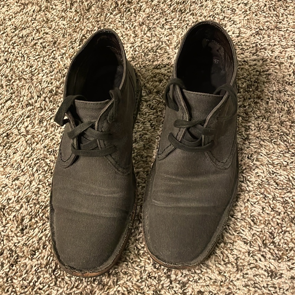 John Varvatos hipster chukka boot gray canvas sz 8